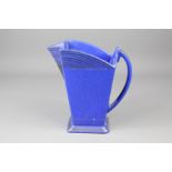 An Art Deco Cobalt Blue Water Jug