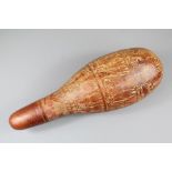 Circa 1930's Francisco Gardenas Hand-carved Peruvian Gourd