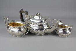 A Silver Tea Trio