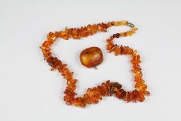 A Lady's Amber Necklace