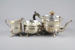 A Silver Tea Trio