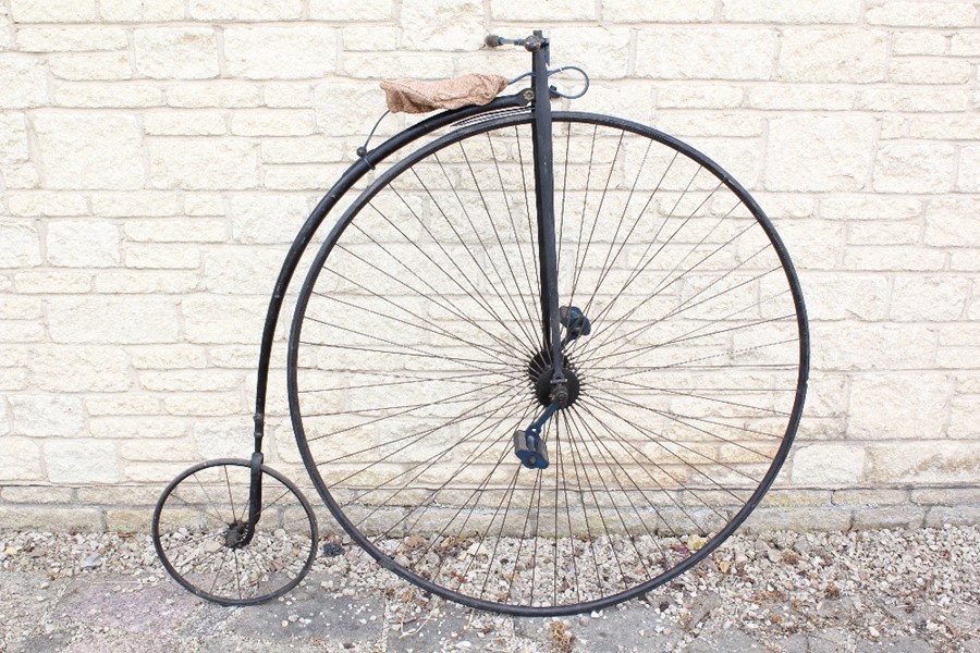 A 19th Century Singer & Co Southern VCC 52" 'Penny Farthing' Bicycle