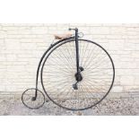A 19th Century Singer & Co Southern VCC 52" 'Penny Farthing' Bicycle