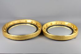 A Near Pair of Circular Convex Mirrors