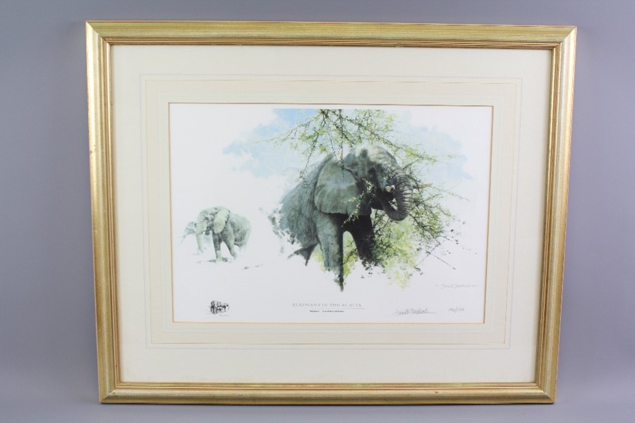 David Shepherd Wildlife Artist CBE, OBE, FGRA, FRSA Limited Edition Print - Image 3 of 8