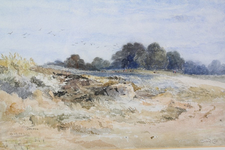 David Cox (1783-1859) Watercolour - Image 2 of 5