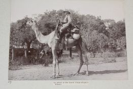 Four Sepia Photographs of Anglo-Indian Military