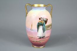 Royal Doulton Twin-Handled Vase