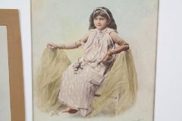 A Coloured Photograph of an Indian Princess