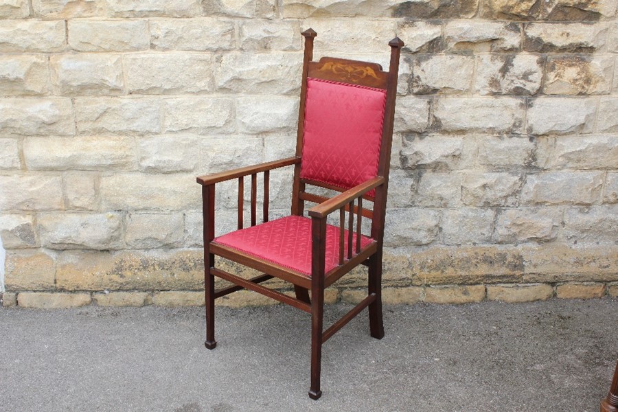 An Art Nouveau Period Chair - Image 3 of 3