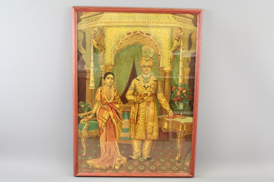Four Early 20th Century Prints of Indian Nobility - Image 4 of 5