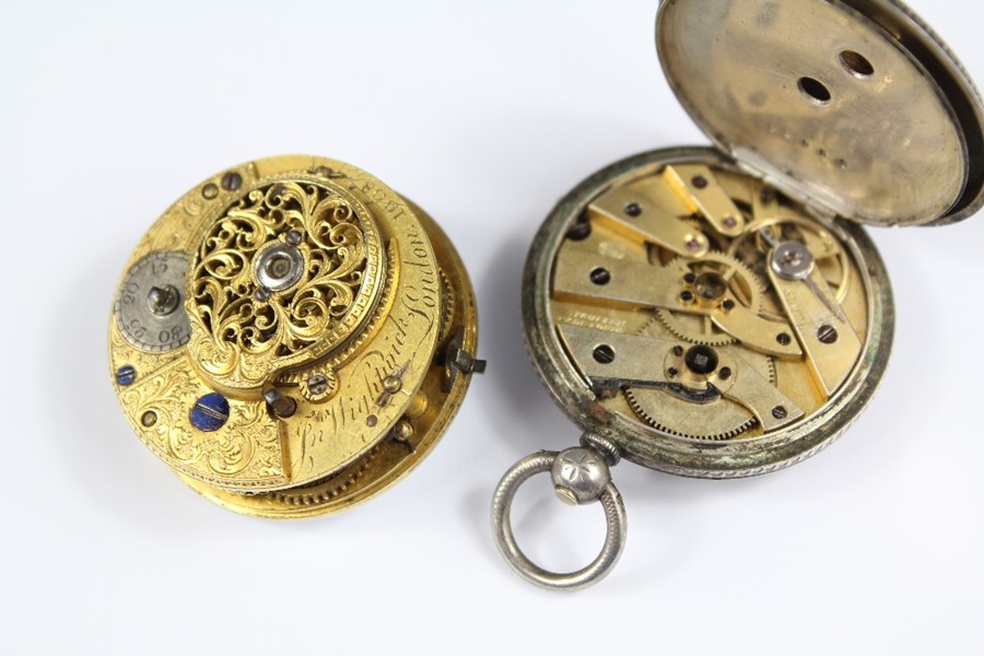 A Lady's Antique Continental Silver Pocket Watch - Image 2 of 2