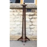 An Arts and Crafts Oak Coat and Hat Stand