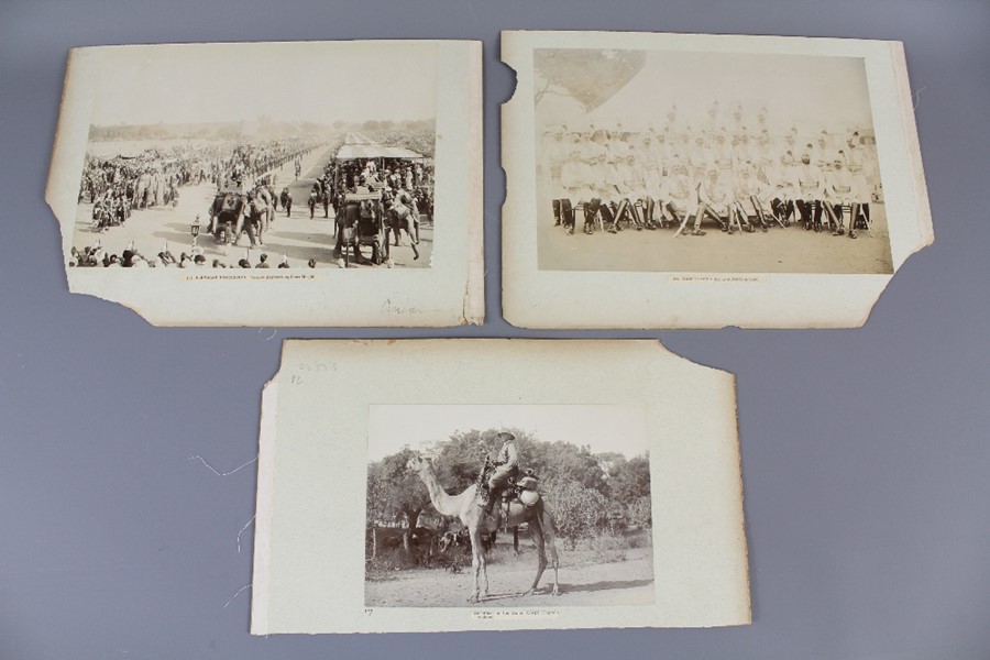 Four Sepia Photographs of Anglo-Indian Military - Image 5 of 5