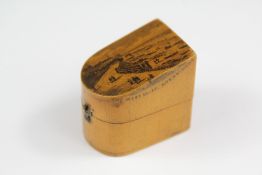 Antique Treen-ware Thimble Box