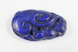 A Chinese Lapis Lazuli Carving