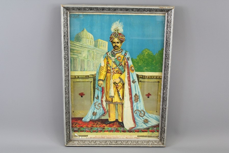 Four Early 20th Century Prints of Indian Nobility - Image 2 of 5