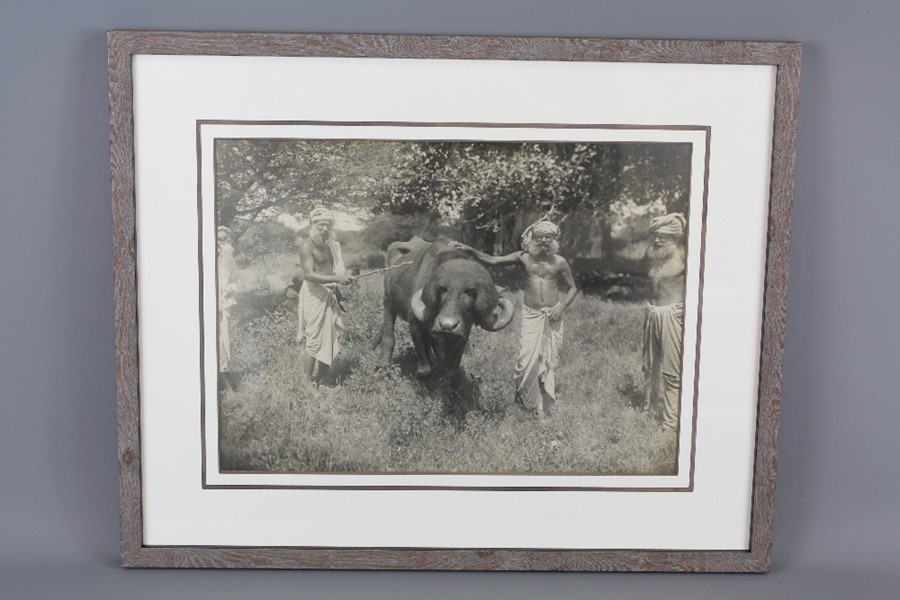 A Vintage Black and White Indian Photograph