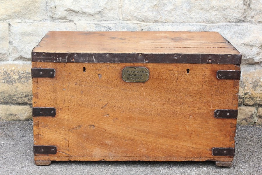 An Oak Military Trunk