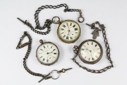 A Silver Pair Cased Pocket Watch