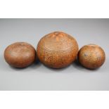 Three Peruvian Gourds