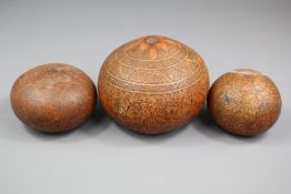 Three Peruvian Gourds