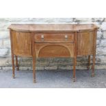 An Edwardian Mahogany Sideboard