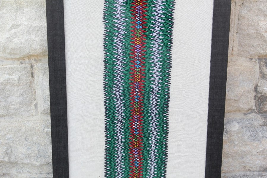 An Embroidered Middle Eastern Woven Belt - Image 3 of 4