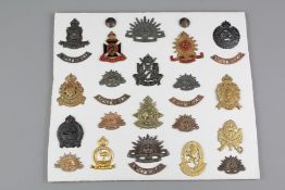 A Collection of Australian Military Head-dress Badges