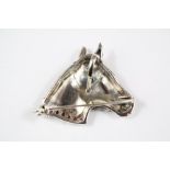 A Silver Horse Brooch