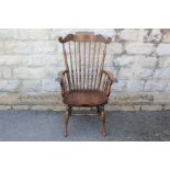 An Oak Fireside Chair