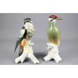 Two Continental Porcelain Birds