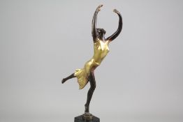 An Art Deco Bronze Figurine