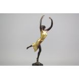 An Art Deco Bronze Figurine