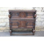 An Antique Oak Court Cupboard