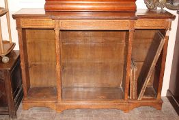 An Oak Edwardian Display Cabinet