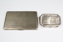 A Silver Cigarette Case,