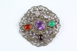 A Victorian Silver Brooch