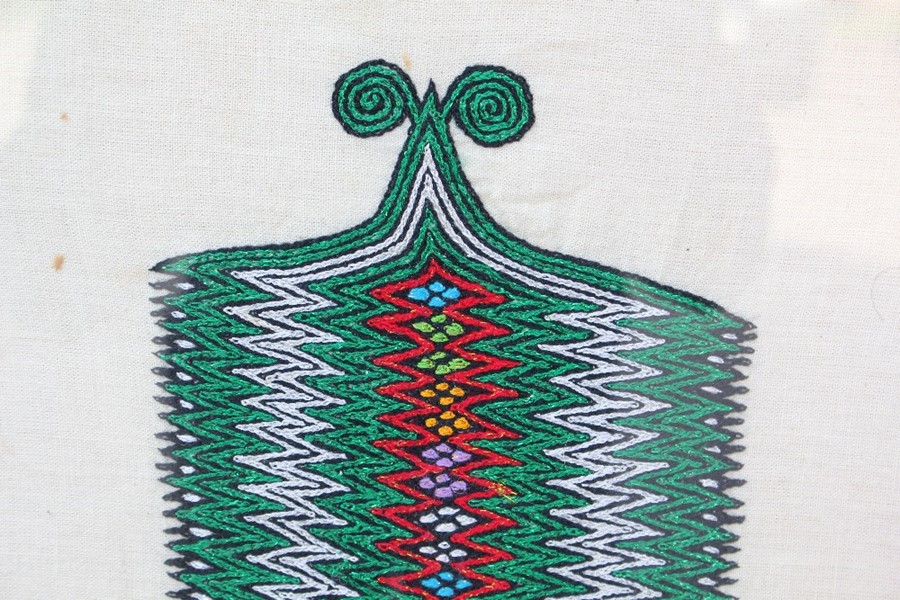 An Embroidered Middle Eastern Woven Belt - Image 4 of 4