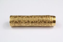 An 18ct Gold Cartier Lighter Cover