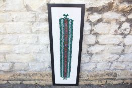 An Embroidered Middle Eastern Woven Belt