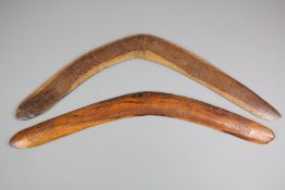 Two Aboriginal Boomerangs