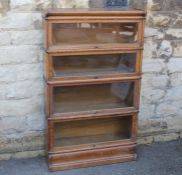 A Vintage Globe Wernicke Bookcase