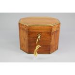 An Antique Mahogany Tea Caddy