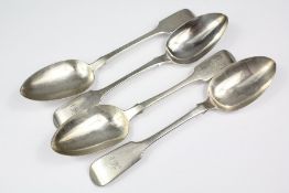 Four Provincial or Canadian Silver Table Spoons