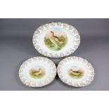A Collection of English Porcelain Cabinet Plates