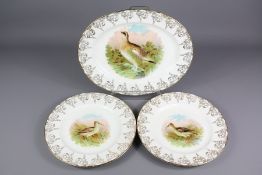 A Collection of English Porcelain Cabinet Plates