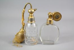 Two Vintage Baccarat Perfume Bottles