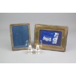 Two Robert Carr Silver Photo Frames