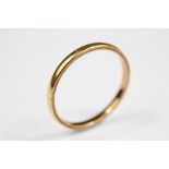 A 22ct Gold Wedding Band